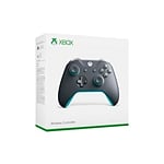 Microsoft Xbox Mando inalámbrico GrisAzul  Gamepad