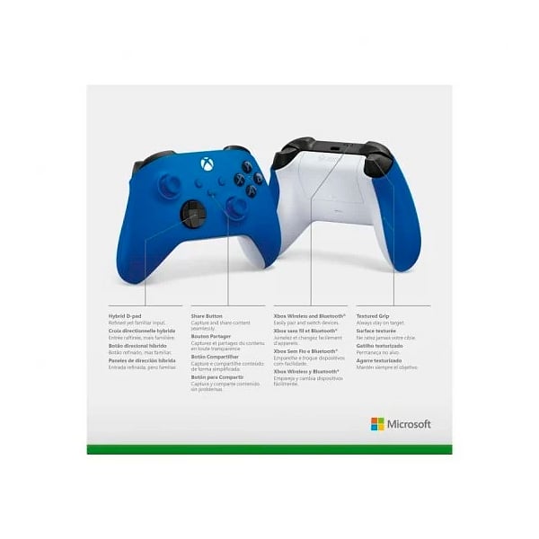 Microsoft Xbox SeriesOnePC Azul Deslumbrante   Mando Inalámbrico