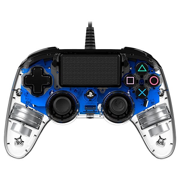Nacon PS4 oficial transparente LED azul  wired  Gamepad