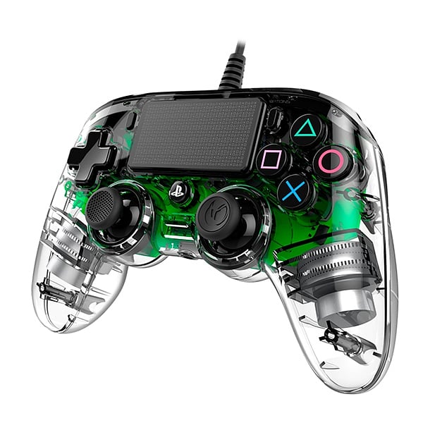 Nacon PS4 oficial transparente LED verde  wired  Gamepad