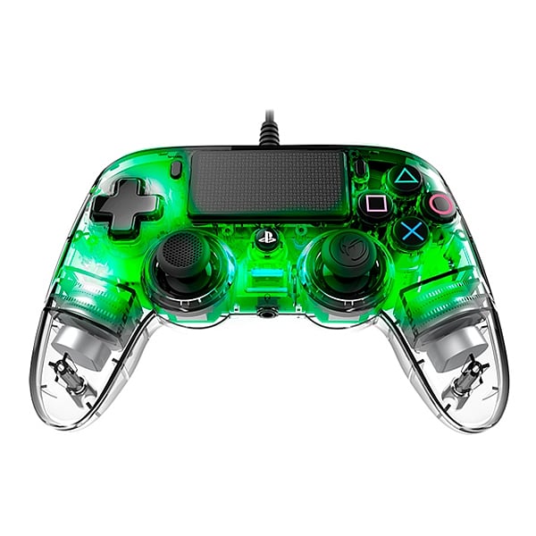 Nacon PS4 oficial transparente LED verde  wired  Gamepad
