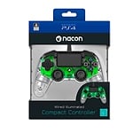 Nacon PS4 oficial transparente LED verde  wired  Gamepad