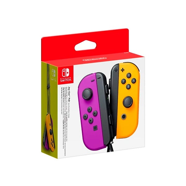 Nintendo Switch JoyCon pack 2 moradonaranja  Gamepad