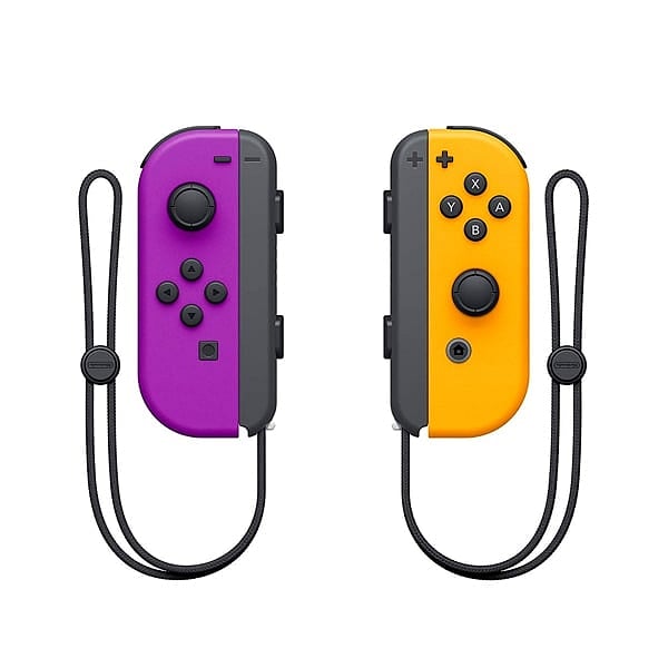 Nintendo Switch JoyCon pack 2 moradonaranja  Gamepad