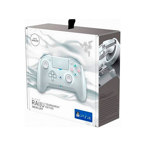 Razer Raiju Tournament Ed Mercury White PC PS4 Xbox