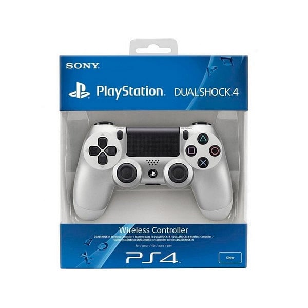 Sony PS4 mando DualShock 4 V2 Silver  Gamepad