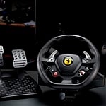 Thrustmaster T80 RW Ferrari 488 GTB  Volante y Pedales