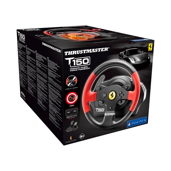 Thrustmaster T150 Ferrari Wheel Force Feedback  Volante y pedales