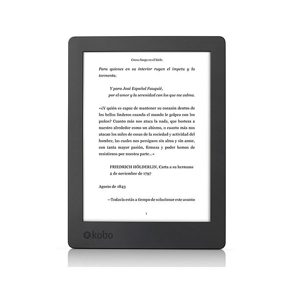 KOBO AURA H2O 2 ED 68 HD Luz Wifi  Libro Electrónico