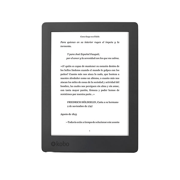 KOBO AURA H2O 2 ED 68 HD Luz Wifi  Libro Electrónico