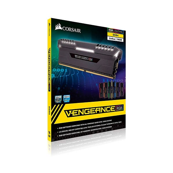 Corsair Vengeance RGB DDR4 3000MHz 16GB 2X8  Memoria RAM