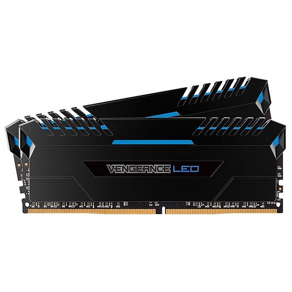 Corsair Vengeance DDR4 2666MHz 16GB 2x8 Led Azul  RAM
