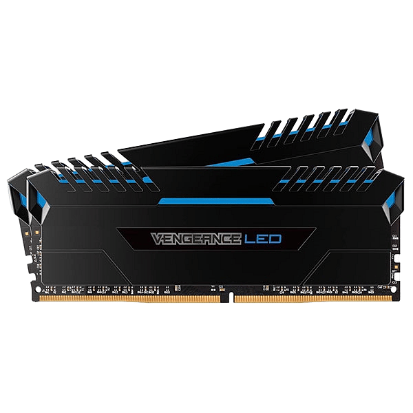 Corsair Vengeance DDR4 2666MHz 16GB 2x8 Led Azul  RAM