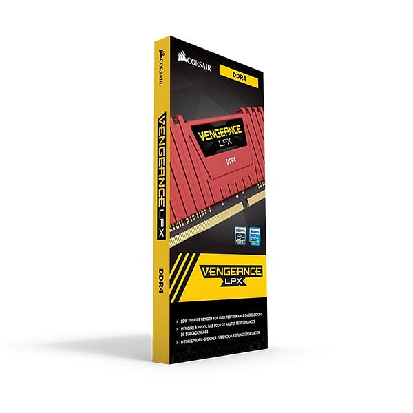 Corsair Vengeance LPX DDR4 2666Mhz 8GB Roja  Memoria RAM