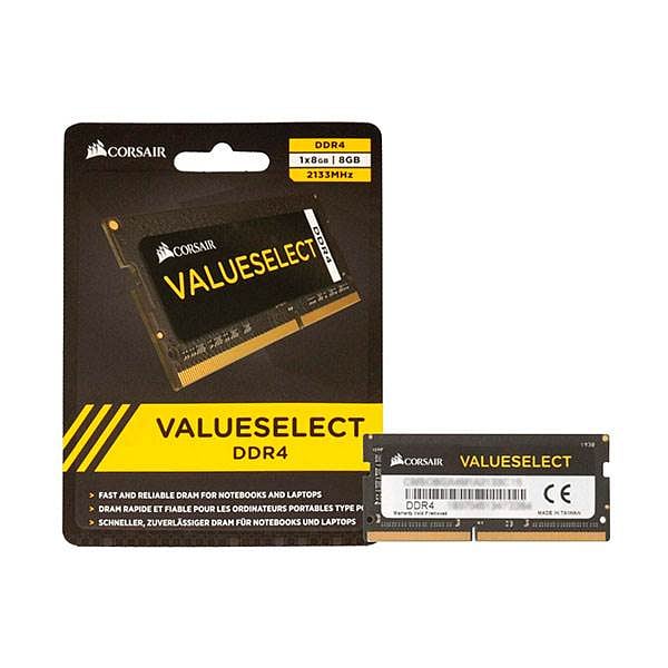 MEMORIA SODIMM DDR4 8GB PC417000 2133MHZ CORSAIR CL15 12V