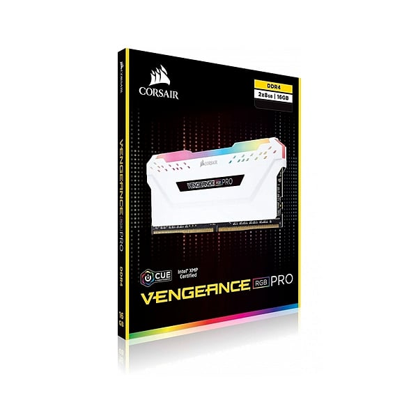 Corsair Vengeance RGB Pro 16GB 2 x 8 GB DDR4 3200MHz White  Memoria RAM