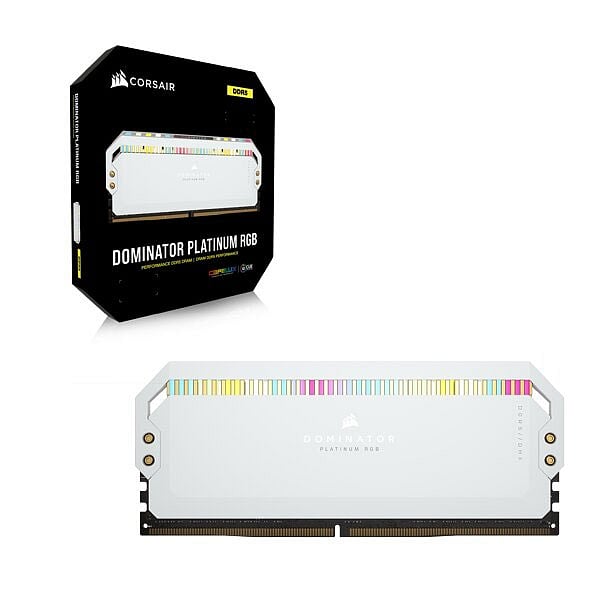 Corsair Dominator Platinum RGB 32GB2X16GB 5600Mhz Blanca   DDR5
