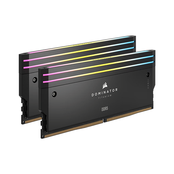 Corsair DOMINATOR Titanium RGB Black 64GB 2x32GB 6600MHz  Memoria RAM DDR5 CL32