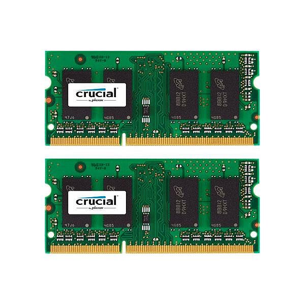 Crucial  DDR3  8 GB  2 x 4 GB  SO DIMM 204 PIN  Memoria