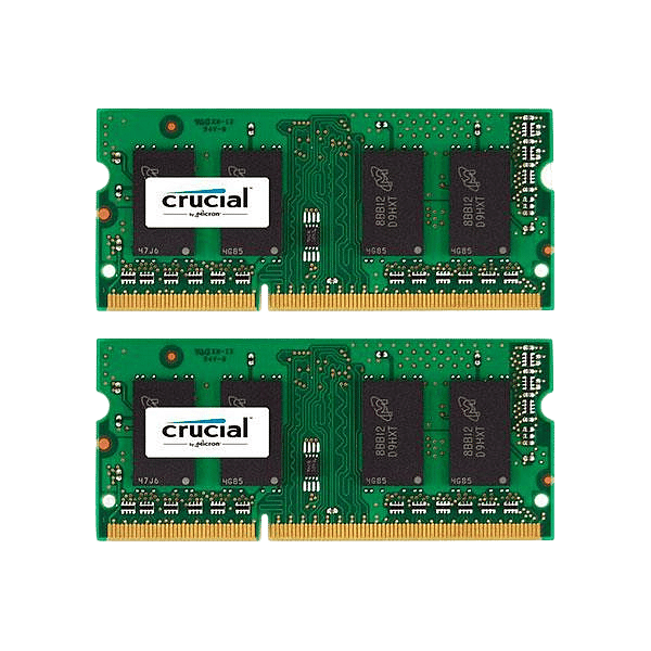 Crucial  DDR3  8 GB  2 x 4 GB  SO DIMM 204 PIN  Memoria