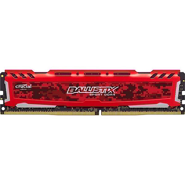 Crucial Ballistix DDR4 2400Mhz 4GB DIMM ROJA  Memoria RAM