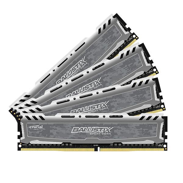 Crucial Ballistix Sport LT DDR4 2400MH 32GB4x8G CL16  RAM