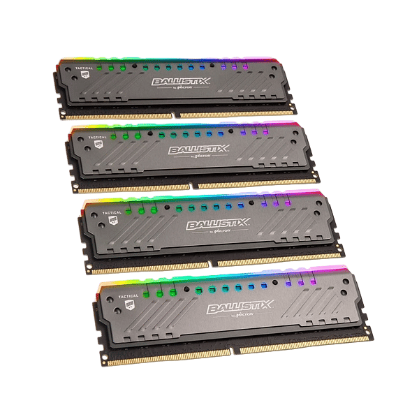 Ballistix Tracer RGB DDR4 2666MHz 32GB 8GBx4  Memoria RAM
