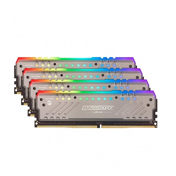 Ballistix Tracer RGB DDR4 2666MHz 32GB 8GBx4  Memoria RAM