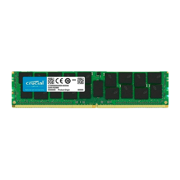 Crucial DDR4 2666MHz 32GB CL19 DRX4 ECC  Memoria RAM