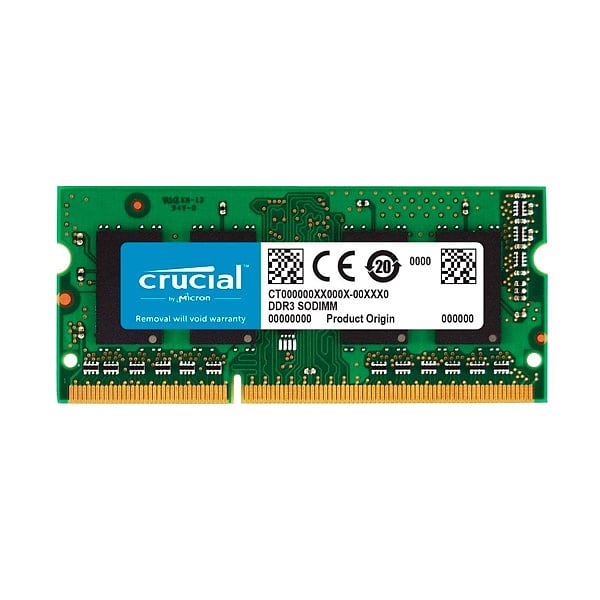 Crucial DDR3 1066Mhz 4GB SO DIMM MAC  Memoria RAM