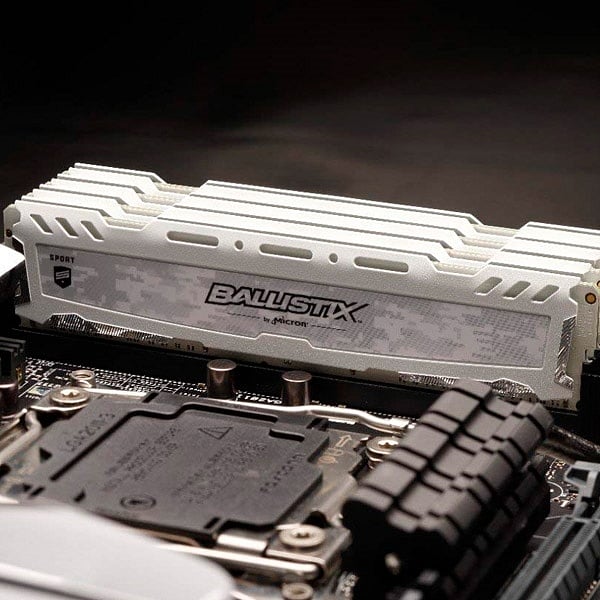 Crucial Ballistix Sport LT DDR4 3200MHz 8GB blanco  RAM