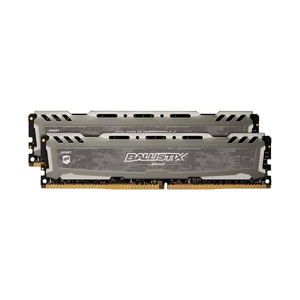 Ballistix Sport LT DDR4 2666MHz 16GB 8x2  Memoria RAM
