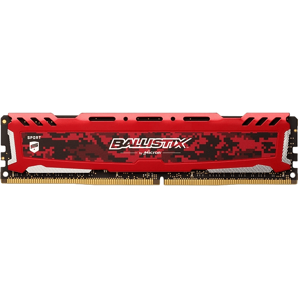Crucial Ballisitx Sport DDR4 3200MHz 8GB CL16 Roja  Memoria