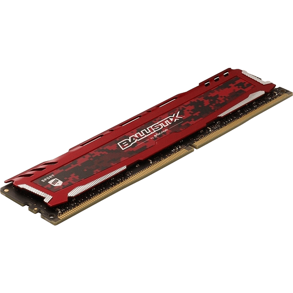 Crucial Ballisitx Sport DDR4 3200MHz 8GB CL16 Roja  Memoria