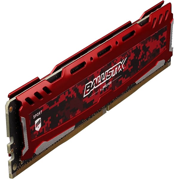Crucial Ballisitx Sport DDR4 3200MHz 8GB CL16 Roja  Memoria