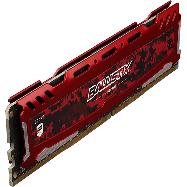 Crucial Ballisitx Sport DDR4 3200MHz 8GB CL16 Roja  Memoria