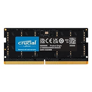 Crucial DDR5 32GB 4800MHz CL40 SO DIMM Memoria RAM