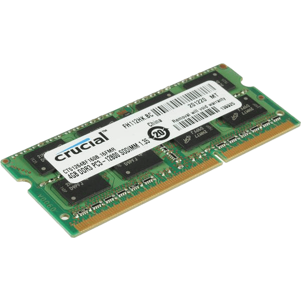 Crucial DDR3L 1600Mh 4GB SO DIMM  Memoria RAM