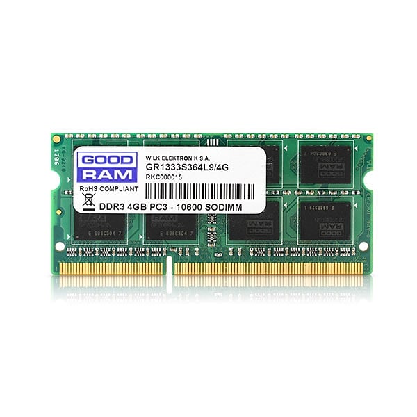 GOODRAM DDR3 1600MHz 4GB CL11 SR SODIMM  Memoria RAM