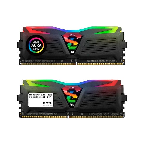 Geil Super Luce RGB DDR4 2400MHz 16GB 2X8  Memoria RAM