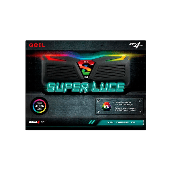Geil Super Luce RGB DDR4 2400MHz 16GB 2X8  Memoria RAM