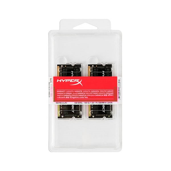 HyperX Impact DDR3 1866MHz 8GB 2x4 SODIMM  Memoria RAM