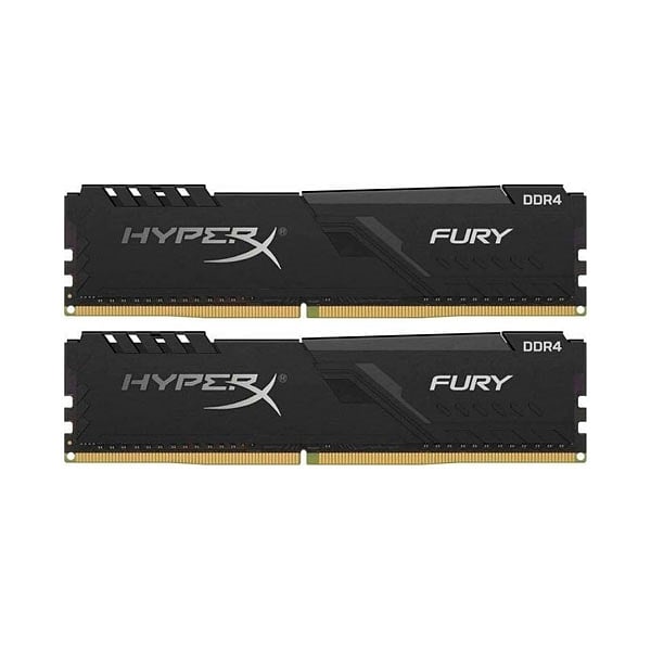 HyperX Fury Black DDR4 2666MHZ 8GB 2x4 CL16  Memoria RAM