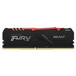Kingston Fury Beast RGB DDR4 8GB 2666MHZ CL16  Memoria RAM