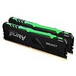 Kingston Fury Beast RGB DDR4 16GB 2 x 8GB 2666MHZ CL16  Memoria RAM