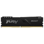 Kingston Fury Beast Black DDR4 8GB 2666MHZ CL16 Memoria RAM Kingston Fury Beast Black DDR4 8GB 2666MHZ CL16 Memoria RAM