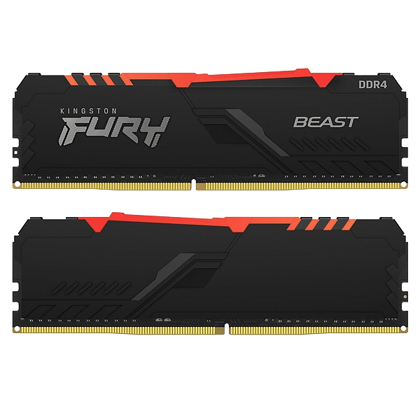 Kingston Fury Beast RGB DDR4 16GB 3200MHZ CL16  Memoria RAM