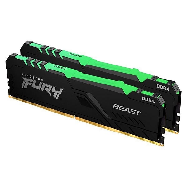 Kingston Fury Beast RGB DDR4 16GB 2x8GB 3200MHz CL16  Memoria RAM