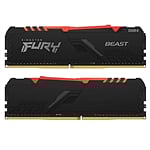 Kingston Fury Beast RGB DDR4 16GB 2x8GB 3200MHz CL16  Memoria RAM