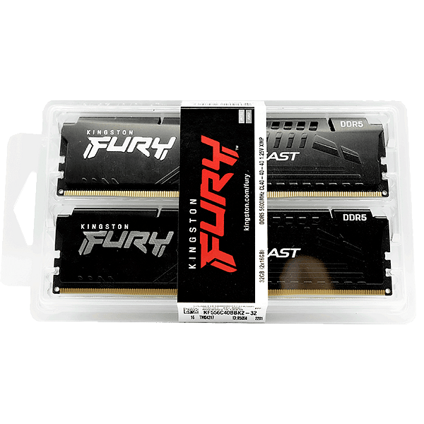 Kingston Fury Beast 64GB 2x32GB DDR5 5600MHz CL40 XMP  Memoria RAM